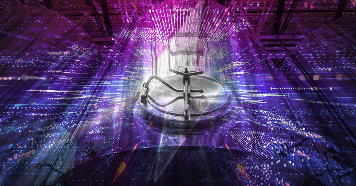 brewery fermenters with electrification illustration