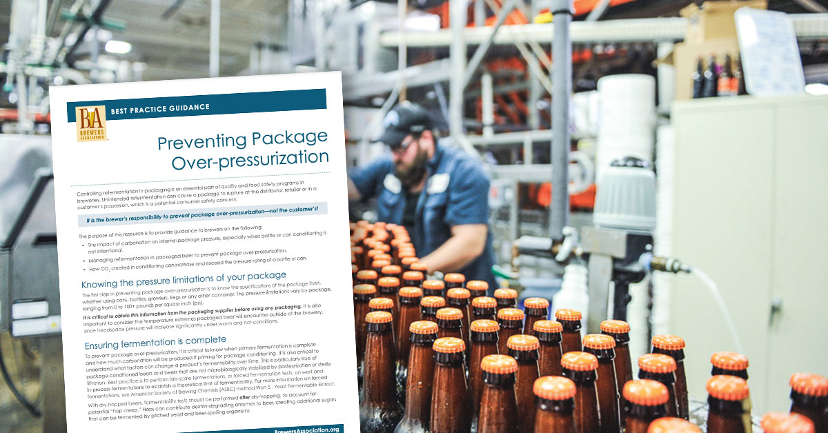 preventing packaging over pressurization
